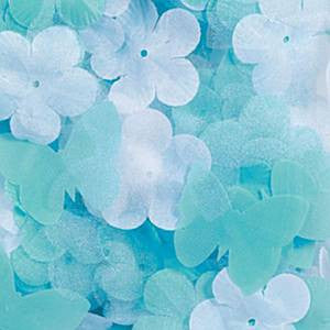 Turquoise Fabric Confetti