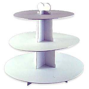 White Cup Cake Stand