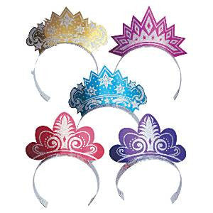 Glitter Party Tiaras - Card