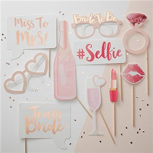 Hen Party 'Team Bride' Photo Booth Props