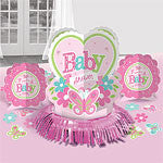 Welcome Baby Girl Table Decorating Kit