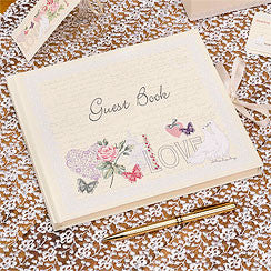 With Love Wedding Guest Book
