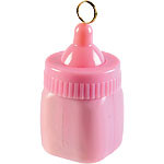 Baby Bottle Pink Balloon Weight - 80g - Craftwear Party