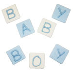 Baby Boy Letters Sugar Cake Decorations - Craftwear Party