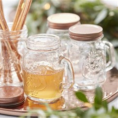 Beautiful Botanic Mini Glass Jars