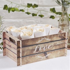 Beautiful Botanics Pop Up Cardboard Crate