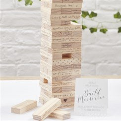 Beautiful Botanics Wooden Build a Memory Guest Book