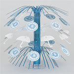 Umbrellaphants Blue Party Mini Cascade Table Centrepiece - 21cm