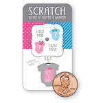 Bow Or Bow Tie Girl Scratch Cards - Craftwear Party