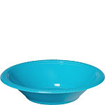 Turquoise Party Bowls - 335ml Plastic