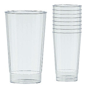 Clear Plastic Tumbler Glasses - 455ml - Craftwear Party