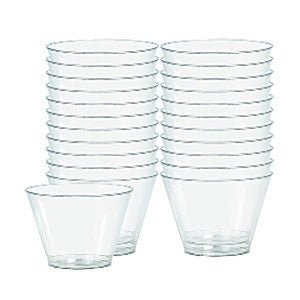 Clear Plastic Tumbler Glasses - 142ml - Craftwear Party