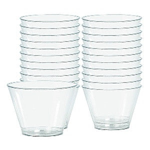 Clear Plastic Tumbler Glasses - 255ml - Craftwear Party