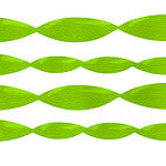 Jumbo Lime Green Crepe Paper Streamer - 152m