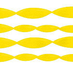 Yellow Crepe Paper Streamer - 24m