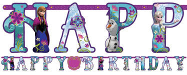 Disney Frozen Banner - Add An Age - Craftwear Party