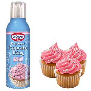 Pink Easy Swirl Cupcake Icing - Dr Oetker