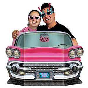 Pink Convertible Photo Prop - 64cm