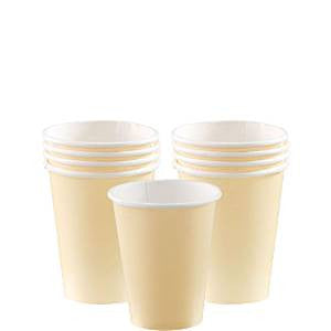 Ivory Cups - 266ml Paper Party Cups