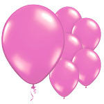Magenta Balloons - 11'' Metallic Latex