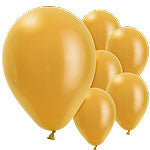 Gold Balloons - 11'' Pearl Latex