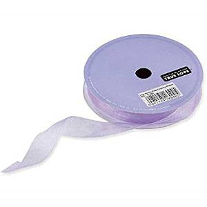 Lilac Organza Ribbon - 20m