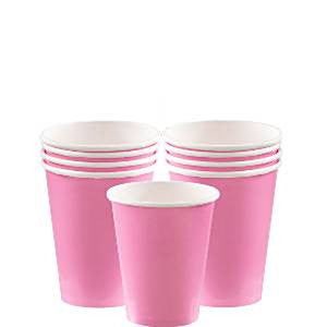 Baby Pink Cups - 266ml Paper Party Cups - Craftwear Party