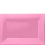 Baby Pink Serving Platters - 23cm x 32cm Plastic - Craftwear Party