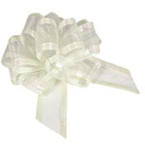 Organza Pull Bow - Ivory