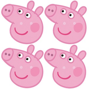 Peppa Pig Party Peppa Pig Fun Face Masks