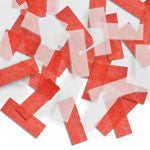 Red and White Piñata Confetti