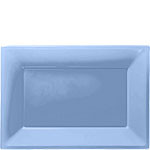 Baby Blue Serving Platters - 23cm x 32cm Plastic - Craftwear Party
