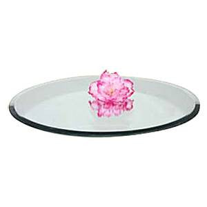 Wedding Round Mirror Plate 40cm