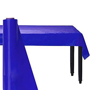 Royal Blue Table Roll - 30m Plastic