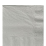 Silver Dinner Napkins - 2ply Paper