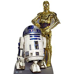 The Droids R2D2 C3PO Cardboard Cutout - 166cm