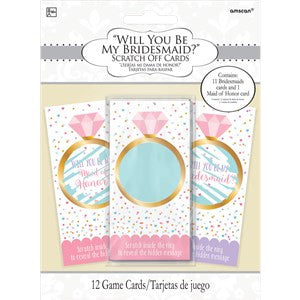 Will You Be My Bridesmaid? Scratch Off Cards