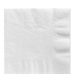 White Luncheon Napkins - 2ply Paper